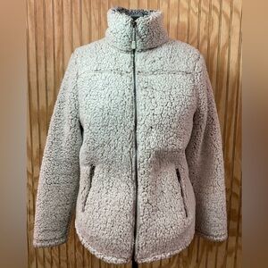 Women's Cozy Tan Teddy Jacket